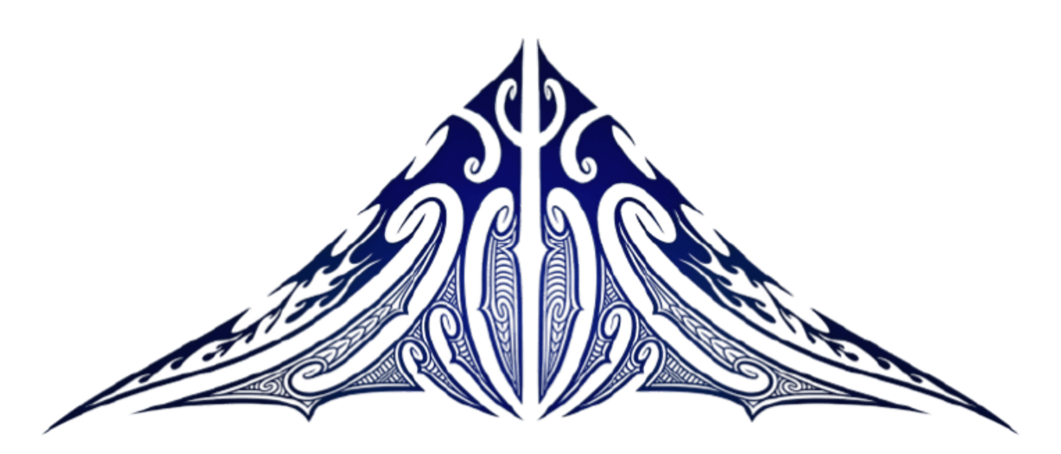 Blue pillar motif