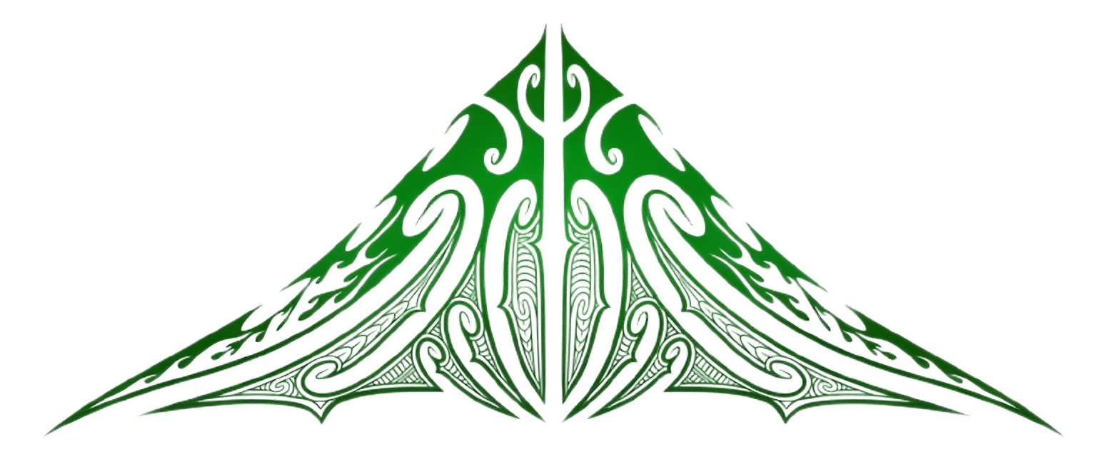 Green pillar motif